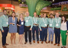 Smiles in the booth of Mission Produce.